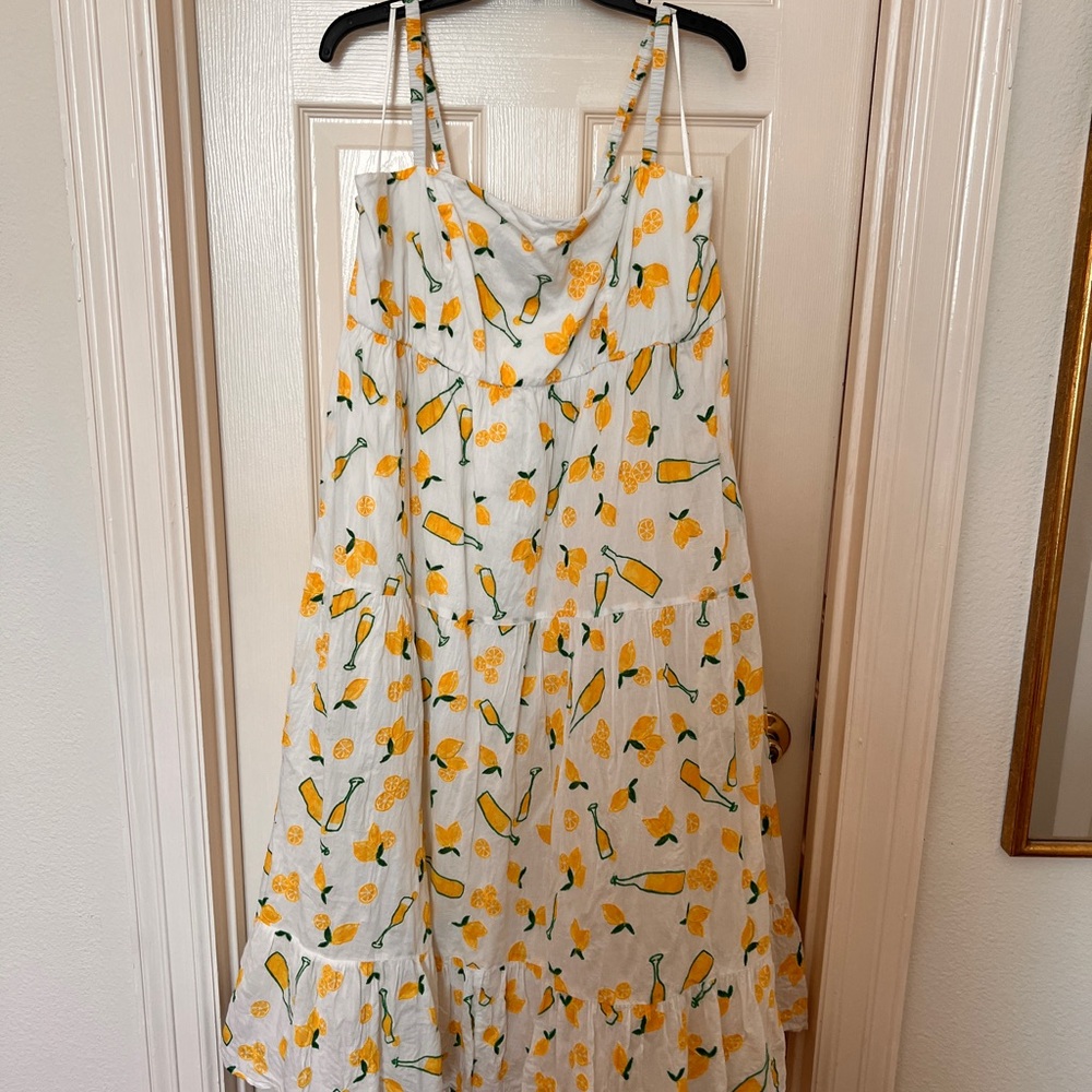 Show Me Your MuMu Lemon Print Dress